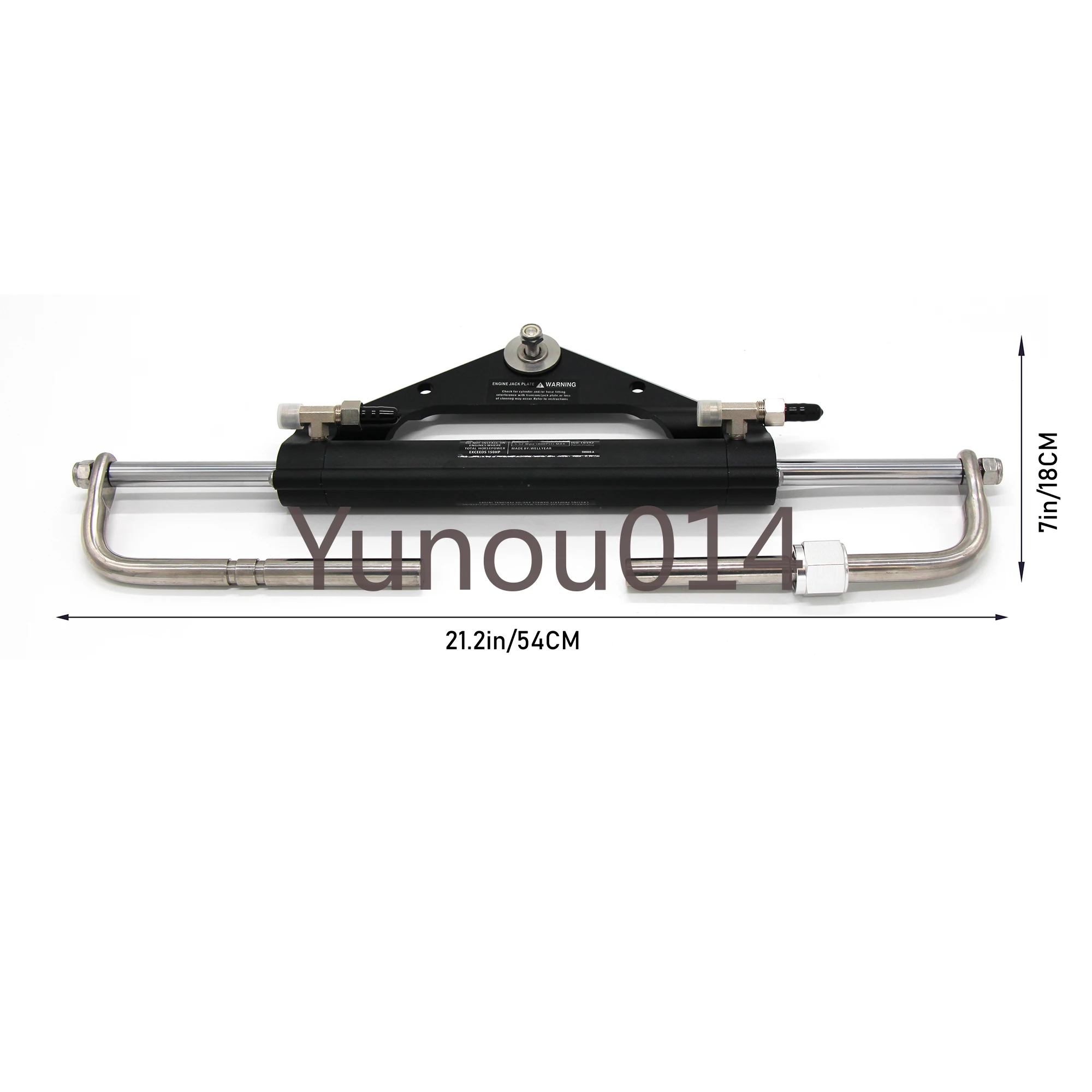 

Dual Pump Hydraulic Steering System for 150HP Outboard with T-connector and Tubes ZA0300