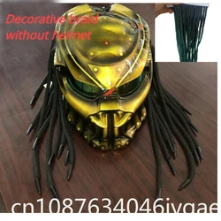 Retro Motorcycle Helmet Decoration Reggae Braid 45cm Iron Warrior Black Set 28 Polyester Braids Accesorios Шлем Для Мотоцикла
