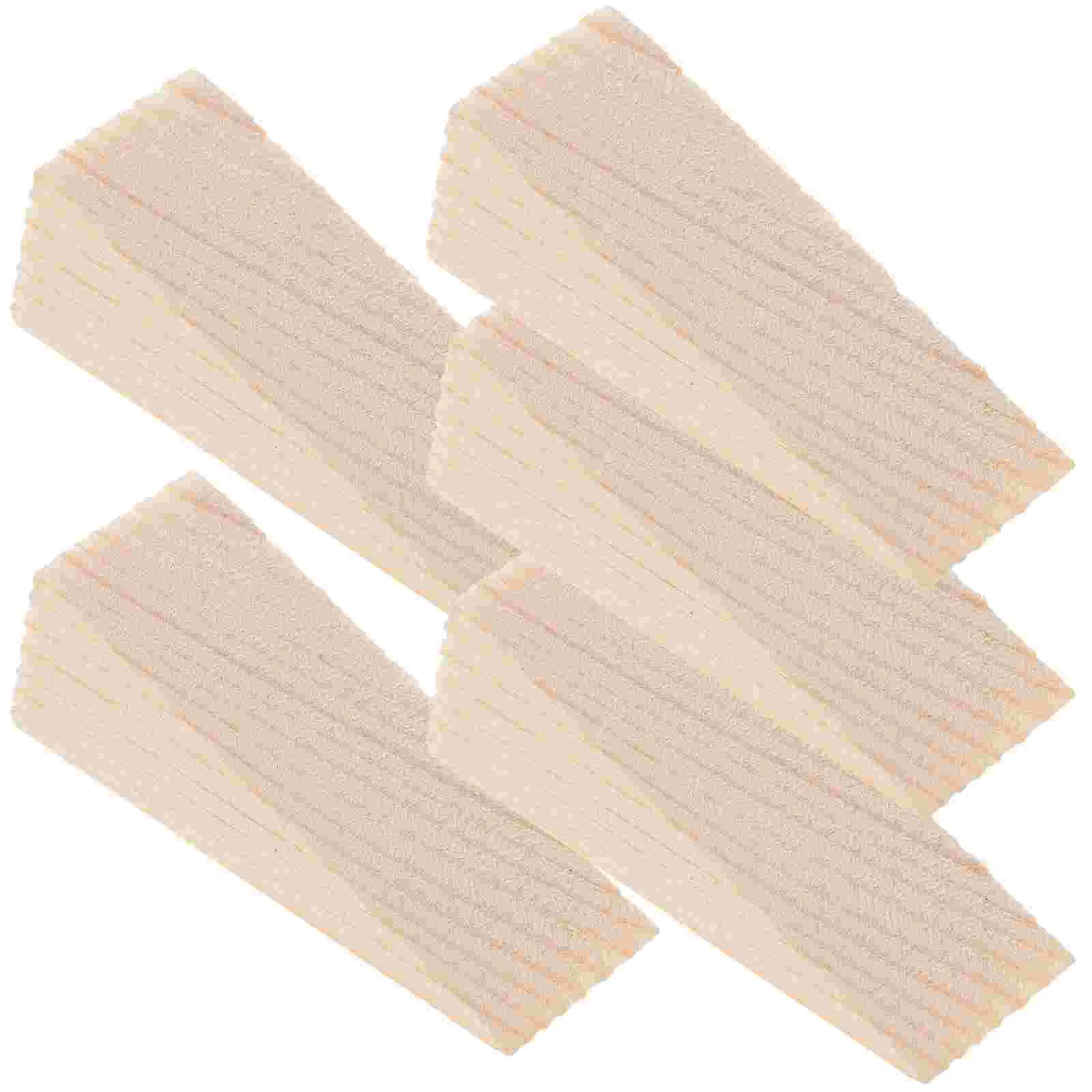 

5 Pcs Non-slip Child Fence Brackets Home Door Stopper Bamboo Frame Holder Wedge