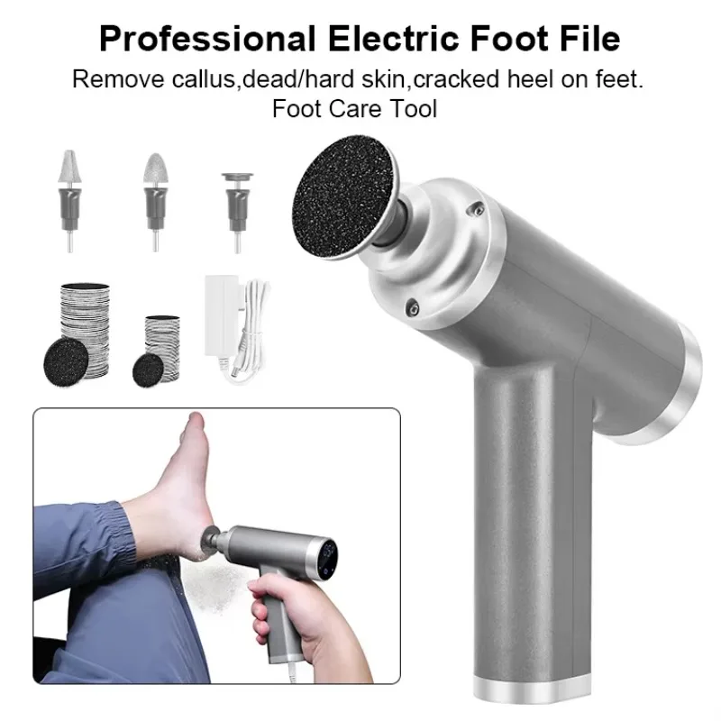 Electric Foot File Dead Skin Feet Care Pedicure Machine Professional Foot Scraper Callus Remover