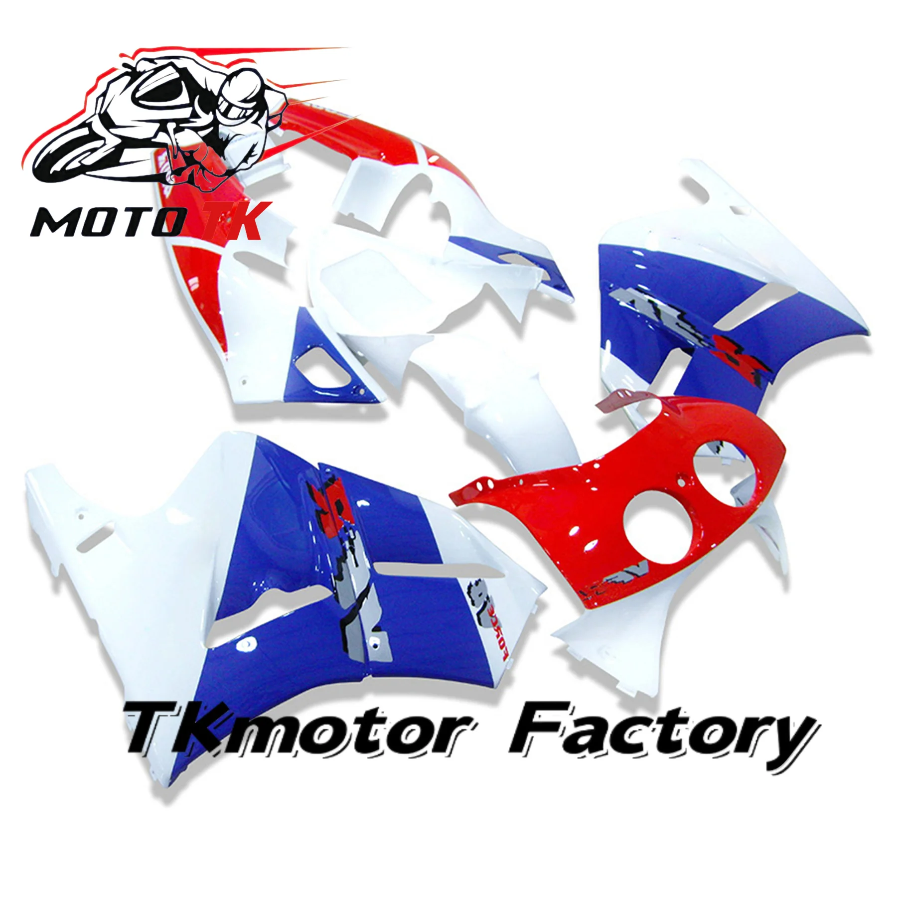 ABS Injection Molded Fairing Kit for Honda VFR400 NC30 1989 1990 1991 1992 1993 Motorcycle Plastic Shell Panels Set