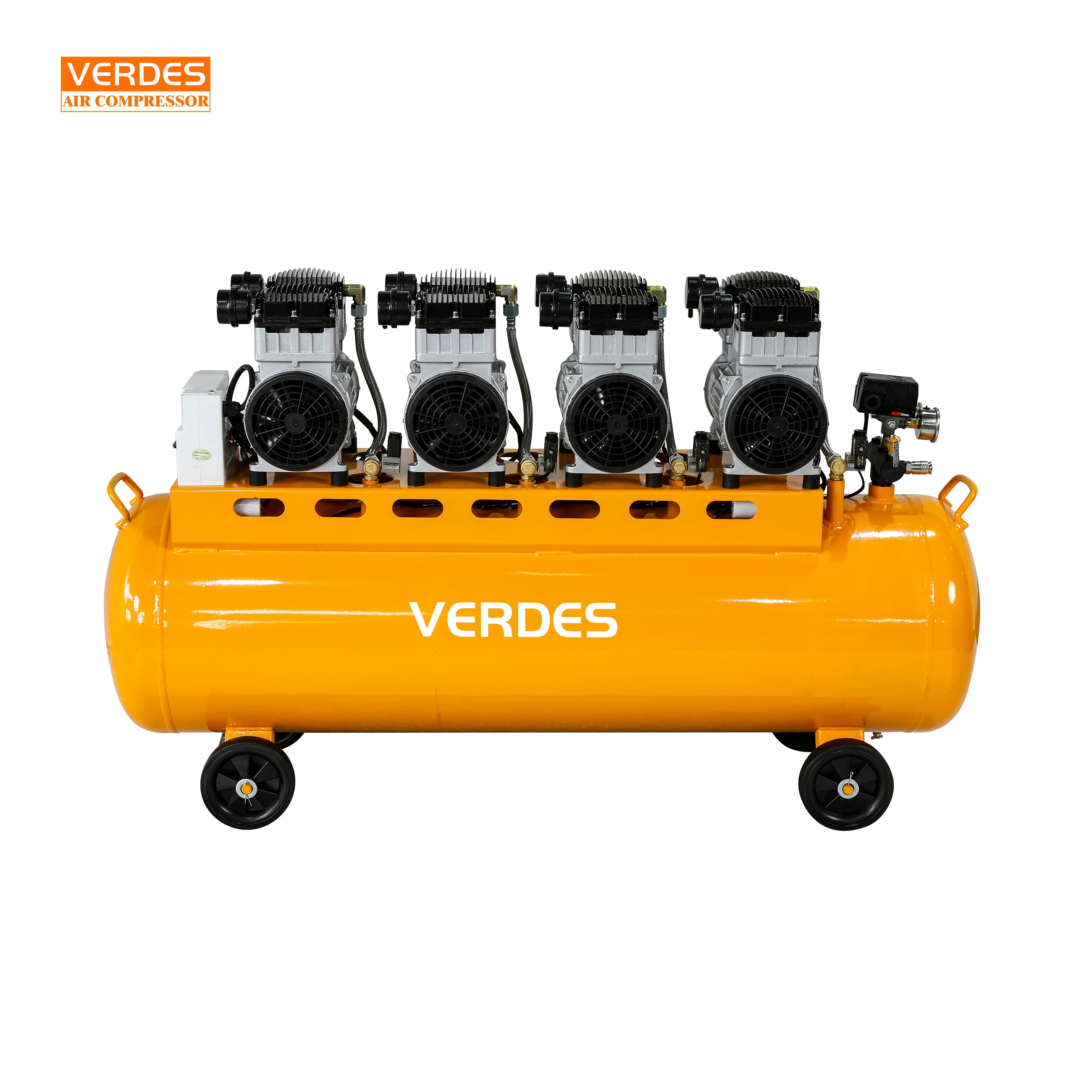 Promotion 1.5kw 2.2kw 3kw 4kw 5.5kwoil free small air compressor dental 4 units electric portable silent piston air compressor