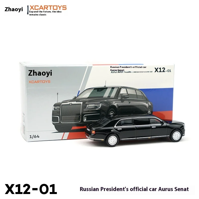 Xcartoys 1:64 Aurus Senat-véhicule d'état présidentiel russe moulé sous pression modèle de voiture Miniature de Collection