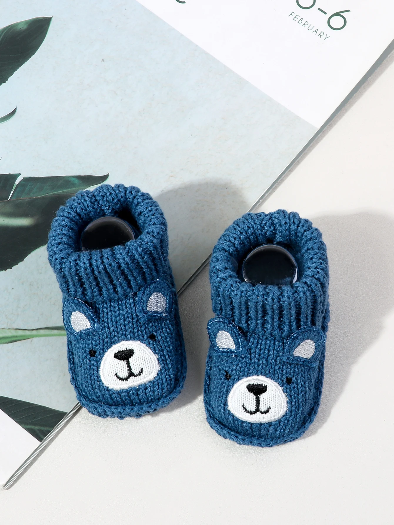 Neue gestrickte Babyschuhe für 0-3 Monate, warm, weich, bequem, mit Cartoon-Muster, für Kleinkinder, rutschfeste Sockenschuhe für Kleinkinder – Detail 21
