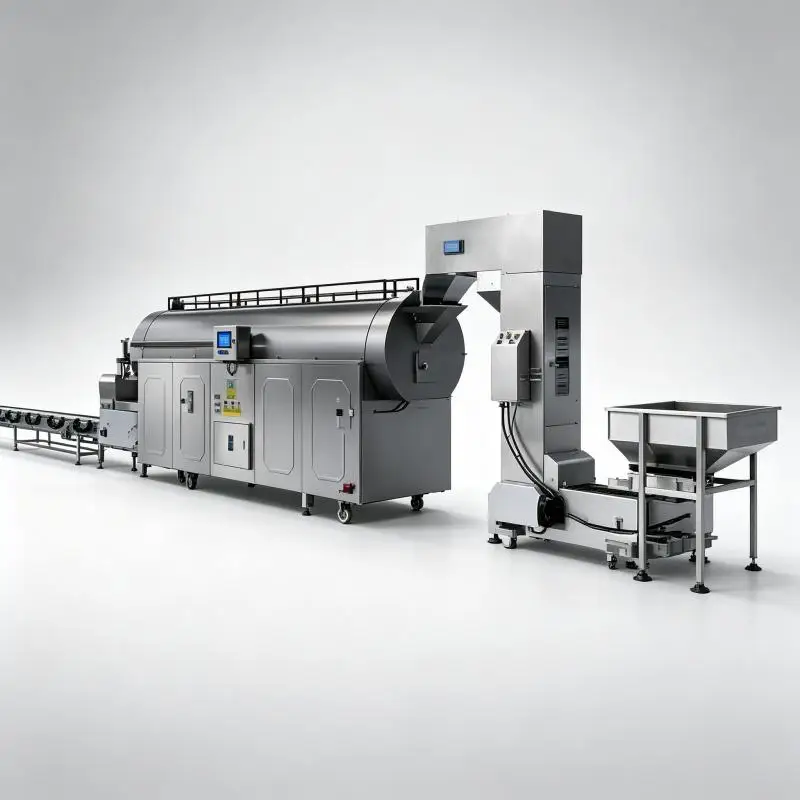 Industrial Gas Electric Continuous Groundnut Peanut Flavored Cashew Nut Cereal Roasting Roast Machine