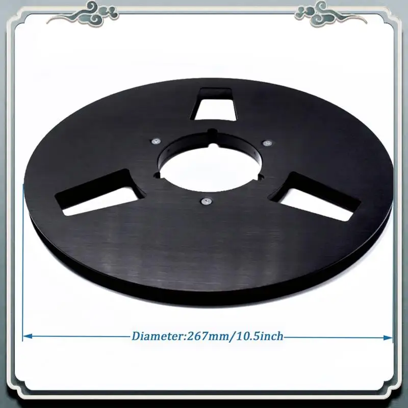 พรีเมี่ยม 3 รู 10.5 นิ้วเปิด Reel เทปเสียงที่ว่างเปล่า Nab Hub Reel-To-Reel เครื่องบันทึกดิสก์ใหม่อลูมิเนียมอุปกรณ์เสริม