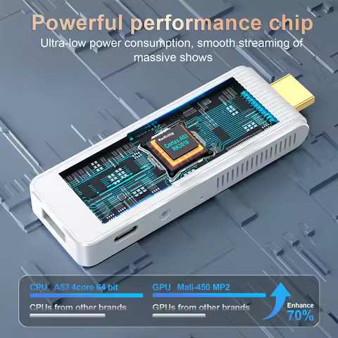 X88 PRO T1 Android 14 ATV OS Rockchip Rk3518 Quad Core 1GB/2GB RAM 8GB/16GB ROM TV Stick Dongle Box with 4K Feature