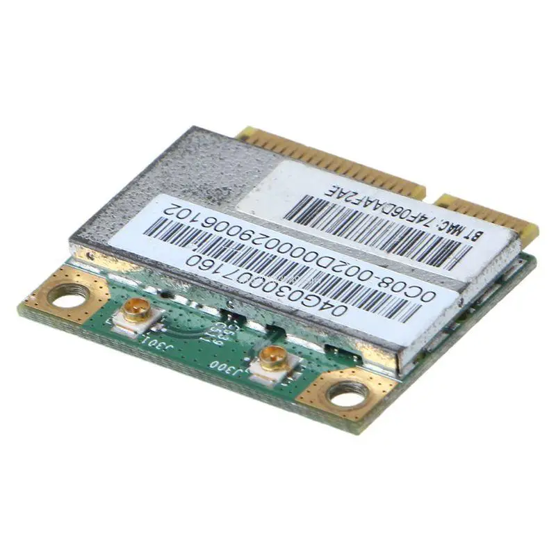 محول بطاقة واي فاي لـ BCM94313HMGB AW-NB047H BCM4313 بطاقة عمل شبكية نصف صغيرة Pci-e Wi-fi مع BT4.0 لاسلكية