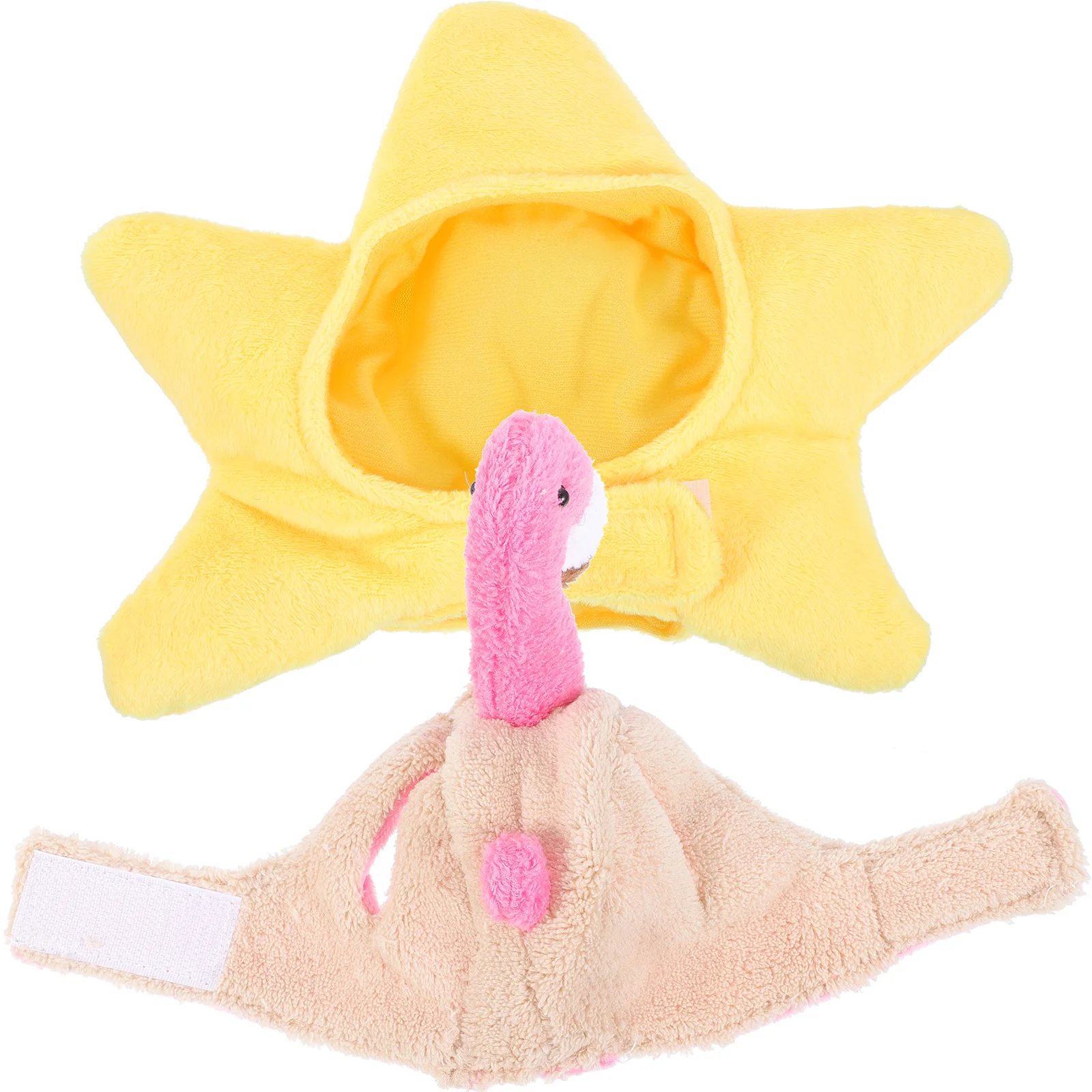 

2Pcs Pet Hat Cartoon Cat Style Comfortable Durable for Small Animals Parties Decor Pet Hats Adorable Cat Hat Puppy Warm Cap