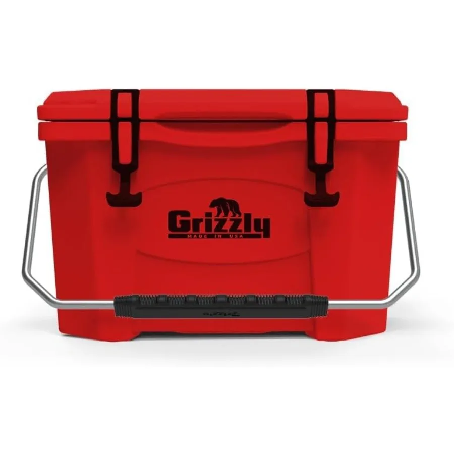 Grizzly 20 Cooler 20 cuartos de hielo duradero rotomoldado aislado Hecho en EE. UU. Garantía para la vida Ideal para playa Barco Camping Fishi