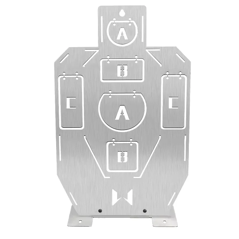 Automatic Rebound Metal Shooting Target Frame Durable Practice Board for Shooting Training Clear Code Reset System
