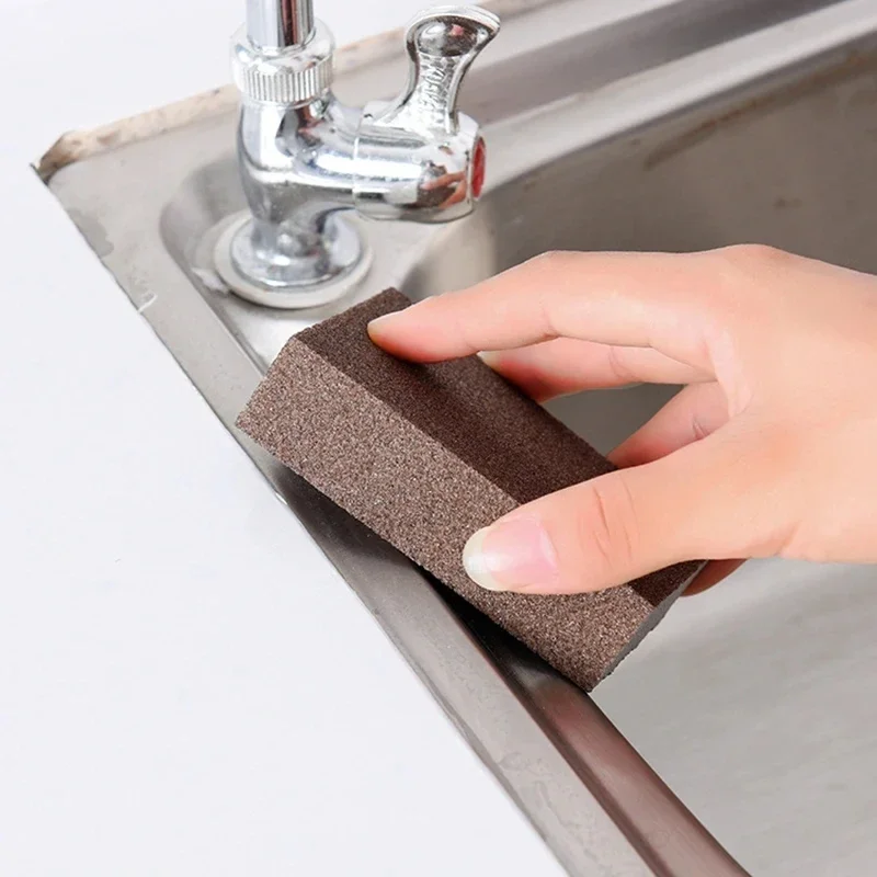 6pcs Diamond Sponge Magic Erasers Carborundum Removing Rust Cleaning Sponge Brush Kitchen Pot Dish Rust Removal Emery Clean Rub view 5