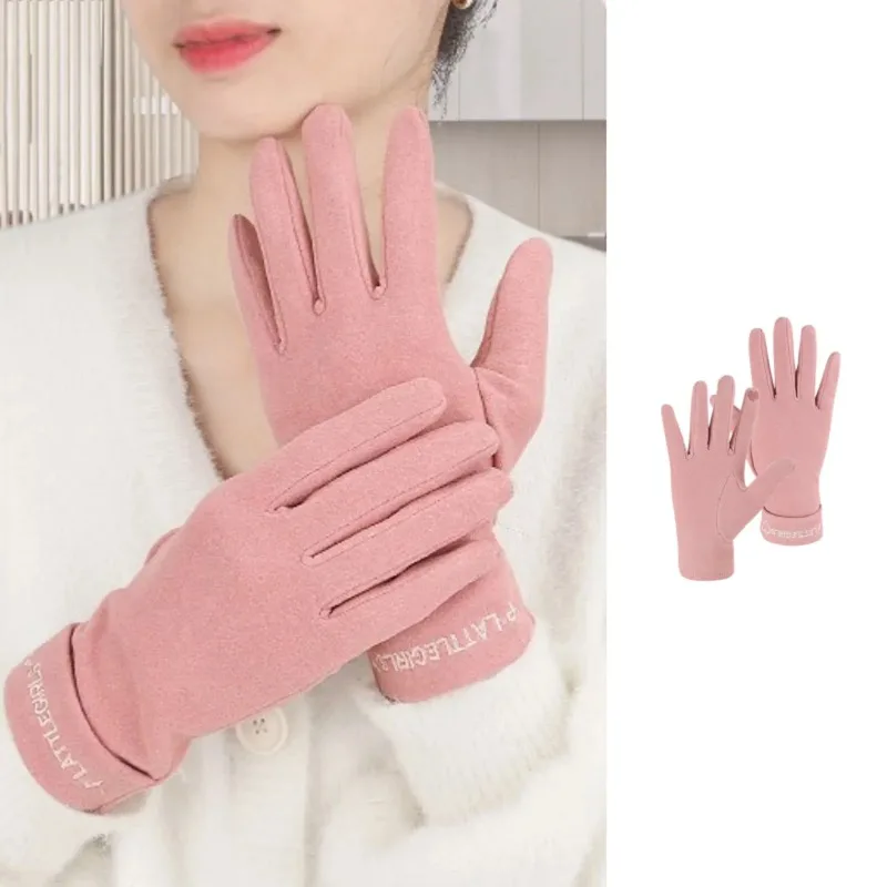 A Pair of Soft Winter Warm Gloves Touchscreen Texting Thick Thermal Snow Gloves Suitable for Outdoor Work Driving