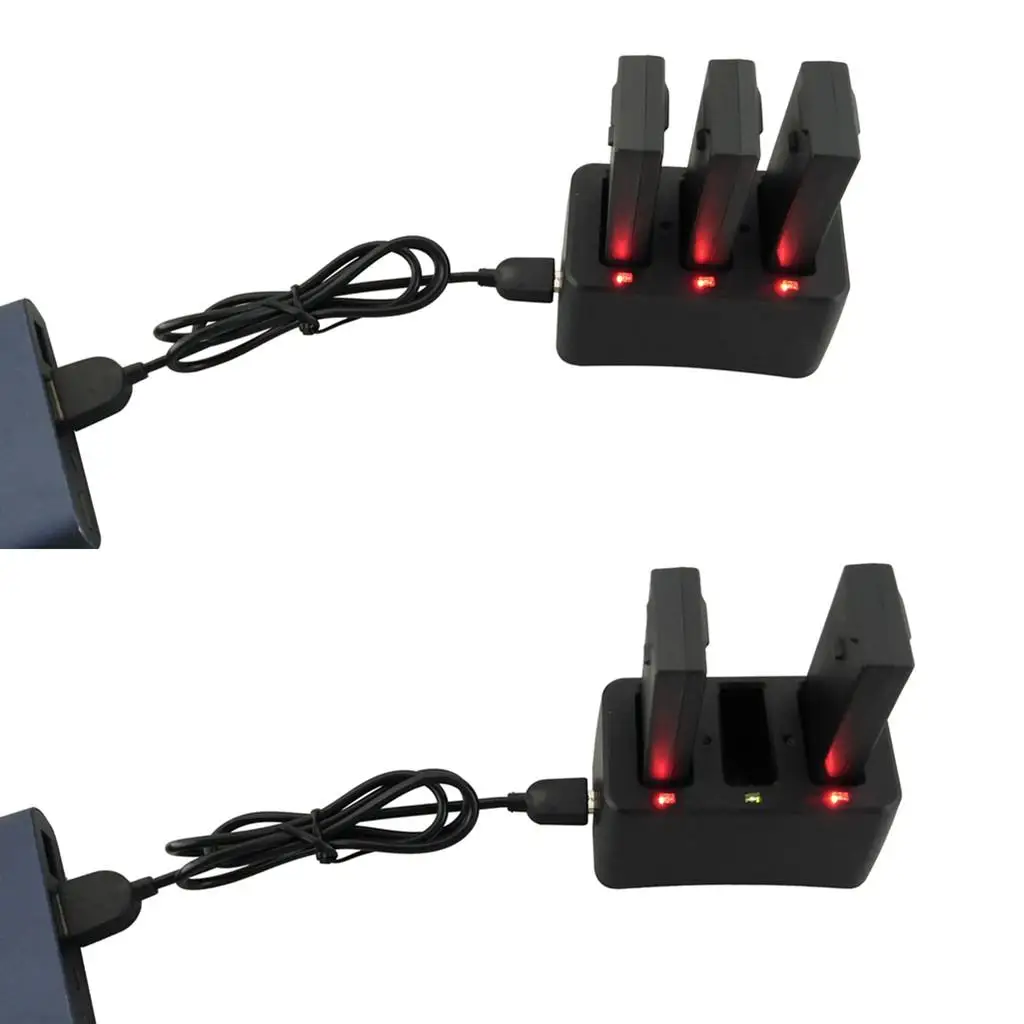 Plastic Shell Fast Charging Drone Charger Lipo Battery Adapter Easy Carry for TELLO Drone Battery