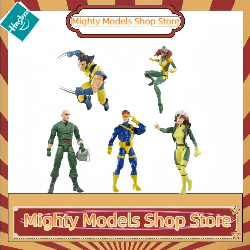 

Original Hasbro Marvel Legends Series Retro Cardback Wolverine Rogue Cyclops PROFESSOR X Jean Grey Action Figure Toy Model