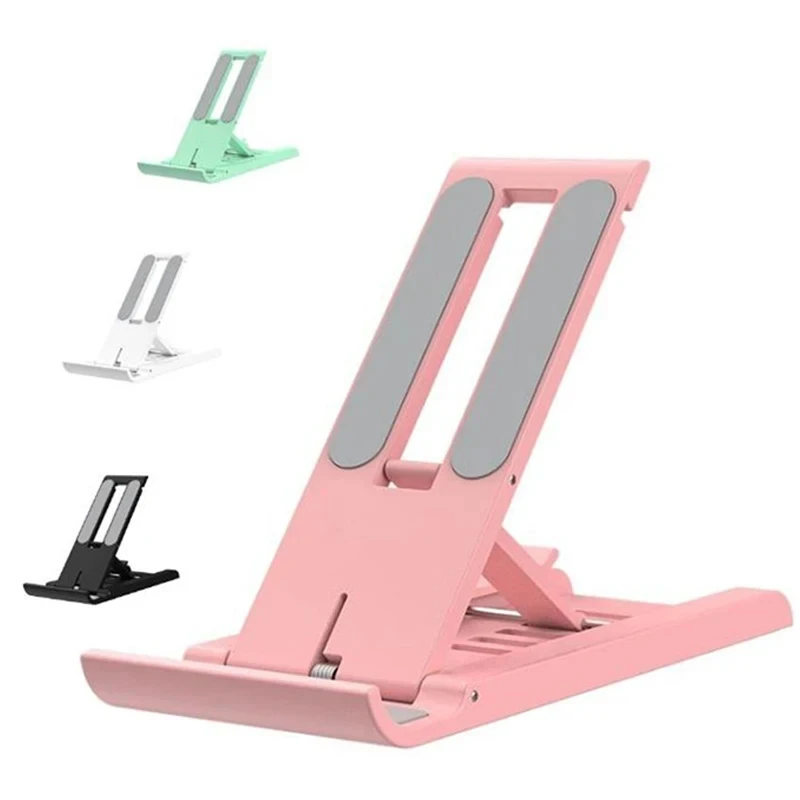 Foldable Desktop Phone Holder Stand Adjustable Lazy Bracket for iPhone 17 Pro Max iPad Tablets Portable Tablet Stand Smart Phone