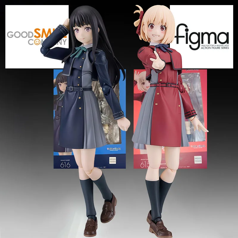 

GSC Genuine FINGMA Anime Figure Inoue Takina & Chisato Nishikigi Action Figure Toy for Boy Kids Gift Collectible Model Ornaments