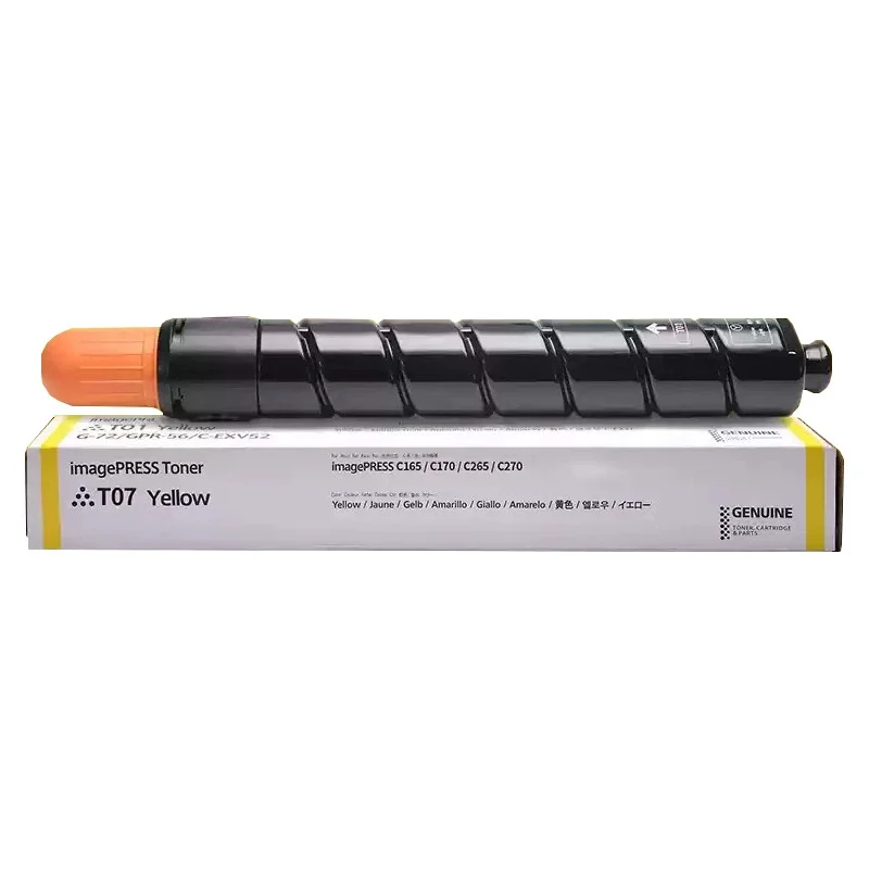 4Pcs T07 Toner Cartridge Compatible For Canon imagePRESS C165 C170 C265 C270 Printer Toner Cartridge