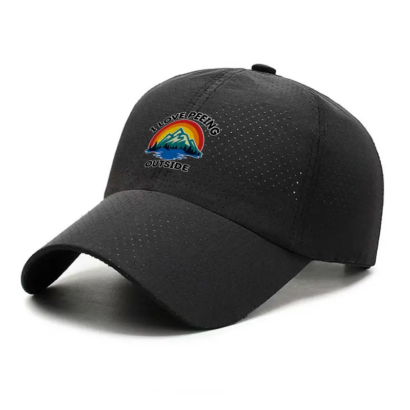 I Love Peeing Outside Quick Dry Baseball Cap Adjustable Lightweight Breathable Outdoor Hat