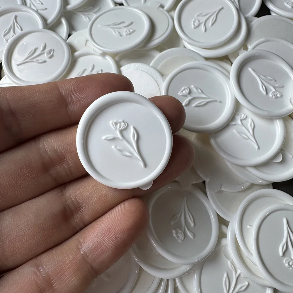 15pcs Finished wax seals self-adhesive,litter flower and Artisaire patterns, for invitation cards,envelope and gifts