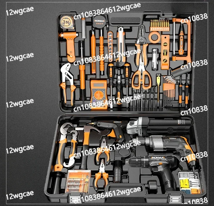 Hand electric drill, household electric hammer, multifunctional tool set, impact drill, micro tool