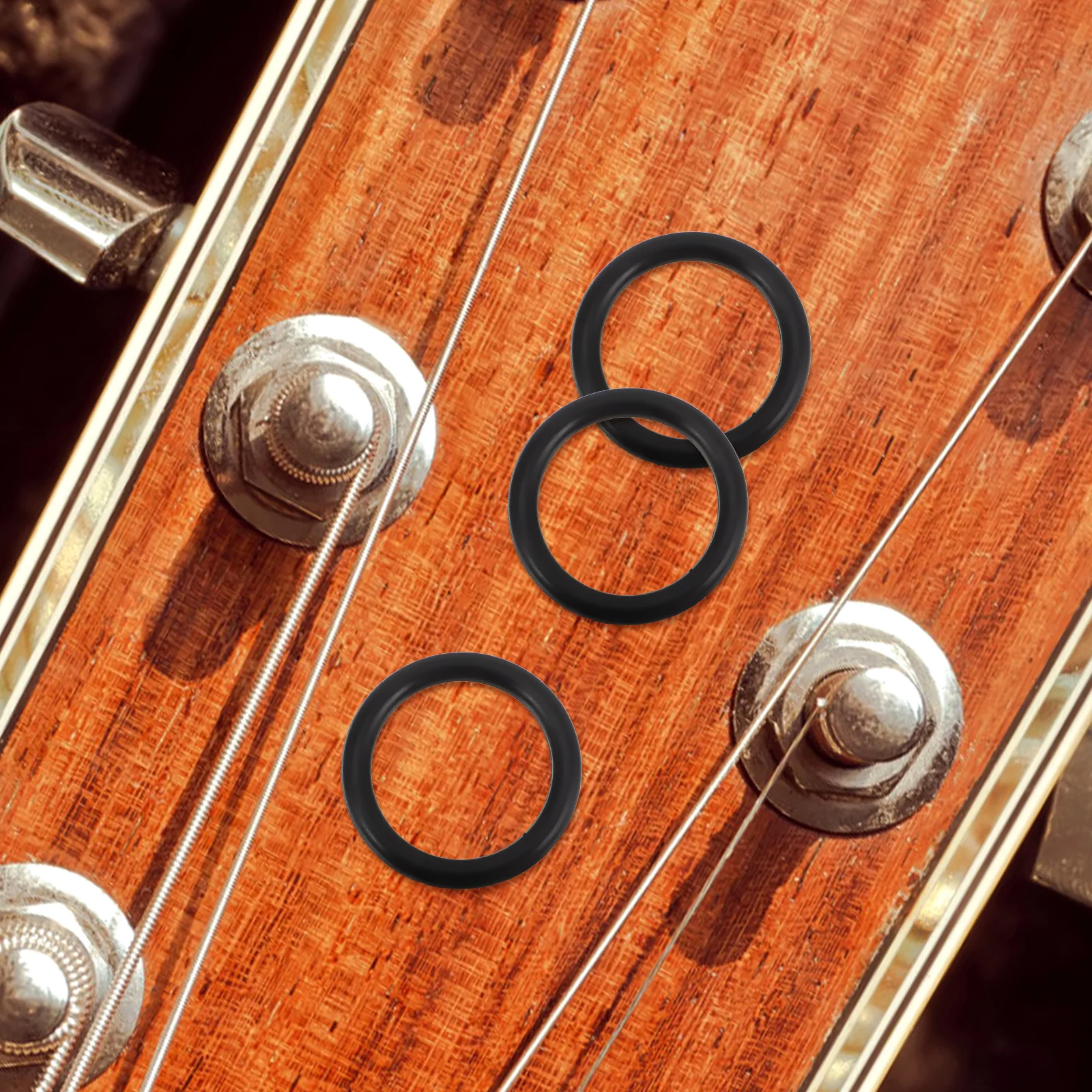 

100 Pcs Guitar Knob Accessories 12mm Rubber Instrument Parts Sealer Gaskets Supplies Durable Corrosion Resistant