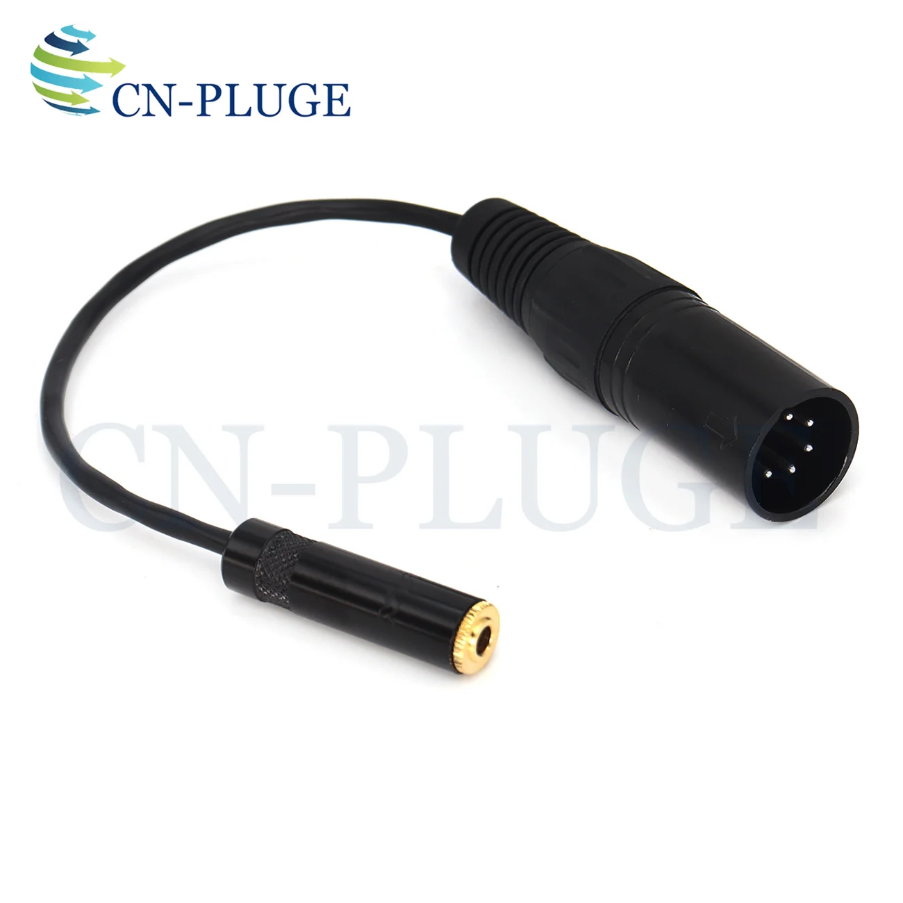 XLR 5-pin to TRS 3.5mm Female Camera Headphone Conversion Audio Cable, suitable for Sony/Panasonic/Canon and other Cameras