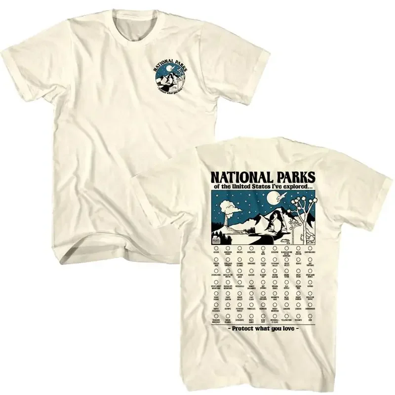 National Parks Exploration Checklist Men's T Shirt