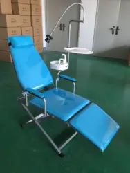 Dental lightweight chair Dental portable chair Simple dental chair Folding chair with light and spittoon