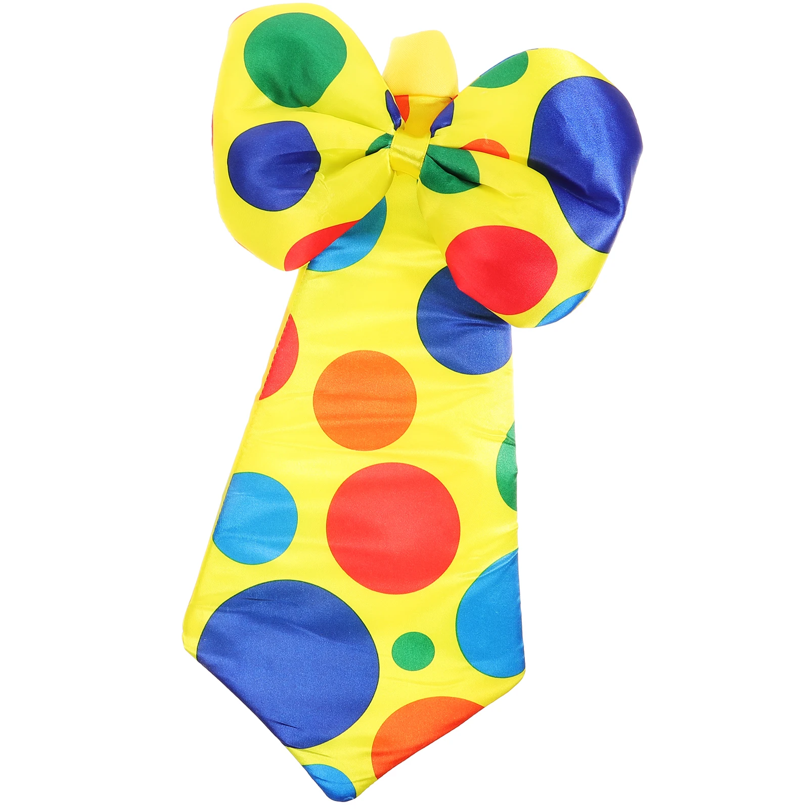 

2pcs Bow Tie Set Carnival Clown Costume Suit Outfits Halloween Clown Costumes Lightweight Soft Breathable Washable Reusable