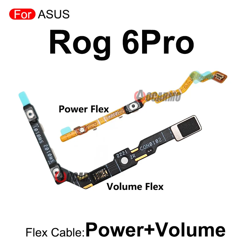 Power / Volume Buttons Up Down Flex Cable For ASUS ROG Phone 6 6Pro Rog6 Pro Replacement Repair Parts