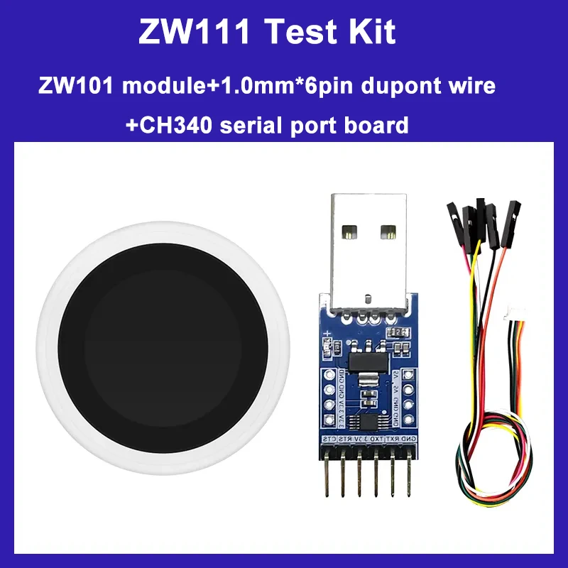 Hi-Link Low Cost Door Lock Used ZW111 Semiconductor Finger Recognition Sensor Module with 500DPI