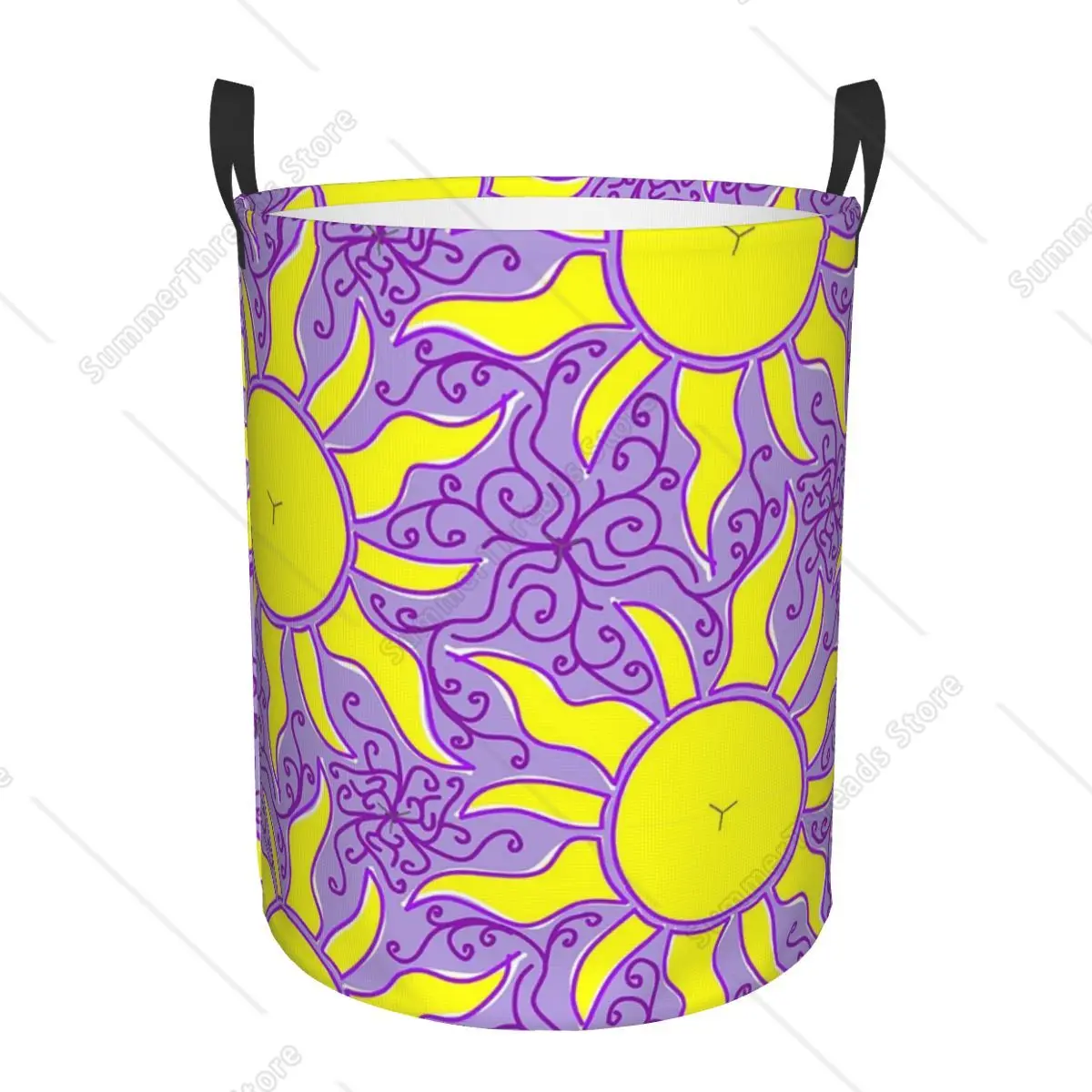 

Sun Lantern Foldable Laundry Baskets Dirty Clothes Toys Sundries Storage Basket Large Waterproof Bag For Home Kids