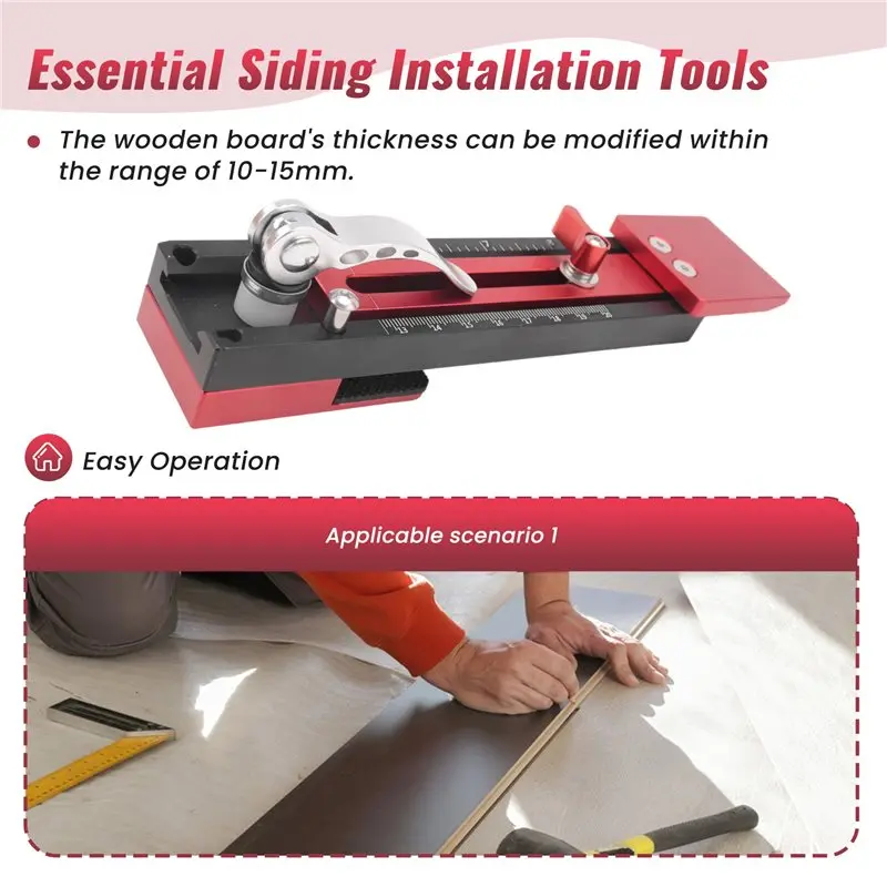 A15F-Gecko Gauge Siding Mounting Kit-Lap Siding Gauge-Streamline Essential Siding Installation Tools For 10-15Mm Fiber Cement