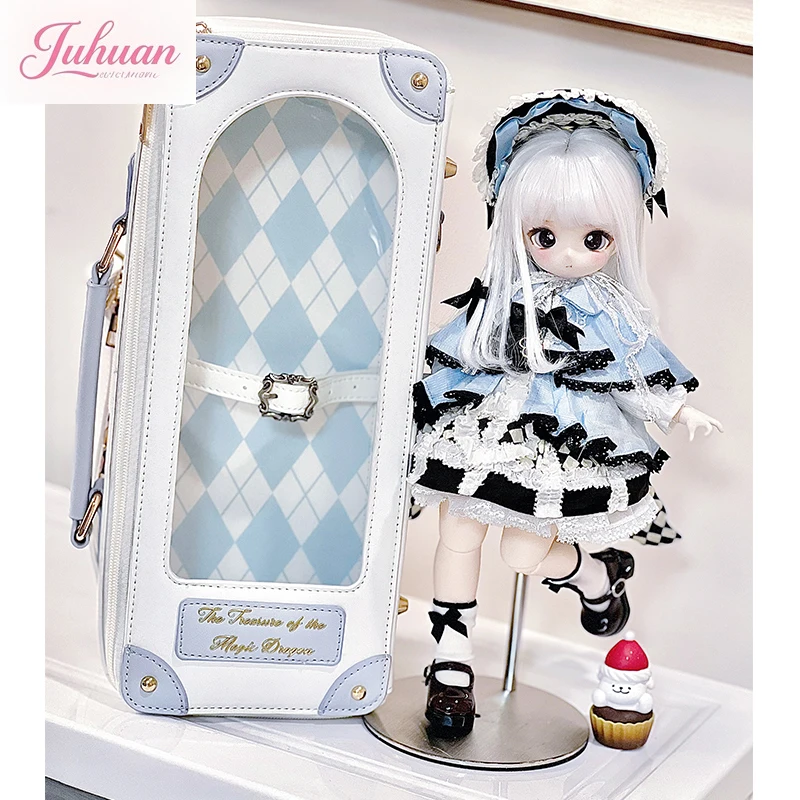 Original 4 Points Bjd Baby Doll Bag Col Lta Bags Lection Women Girls Rhombus Rectangular Cross Shoulder Bag Lolita Tote Backpack
