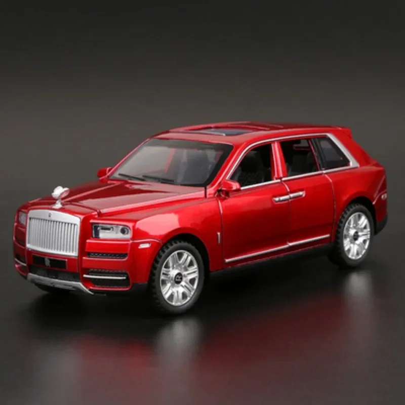 1:32 rolls royce cullinan liga modelo de carro diecasts veículos de brinquedo metal carro simulação som e luz brinquedos carro presente das crianças
