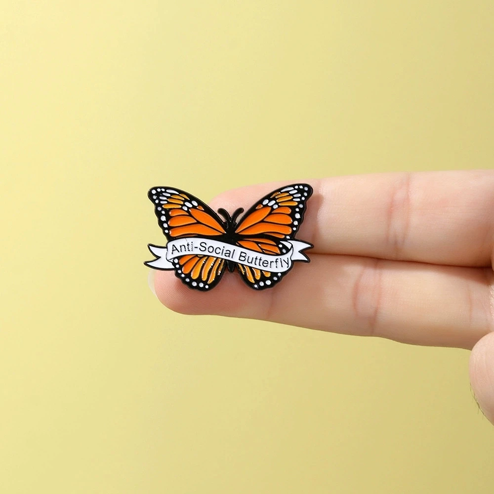 Halloween Dark Style Brooch Collection Skeleton Butterfly Day of the Dead Elements Personalized Badge Funny Accessories