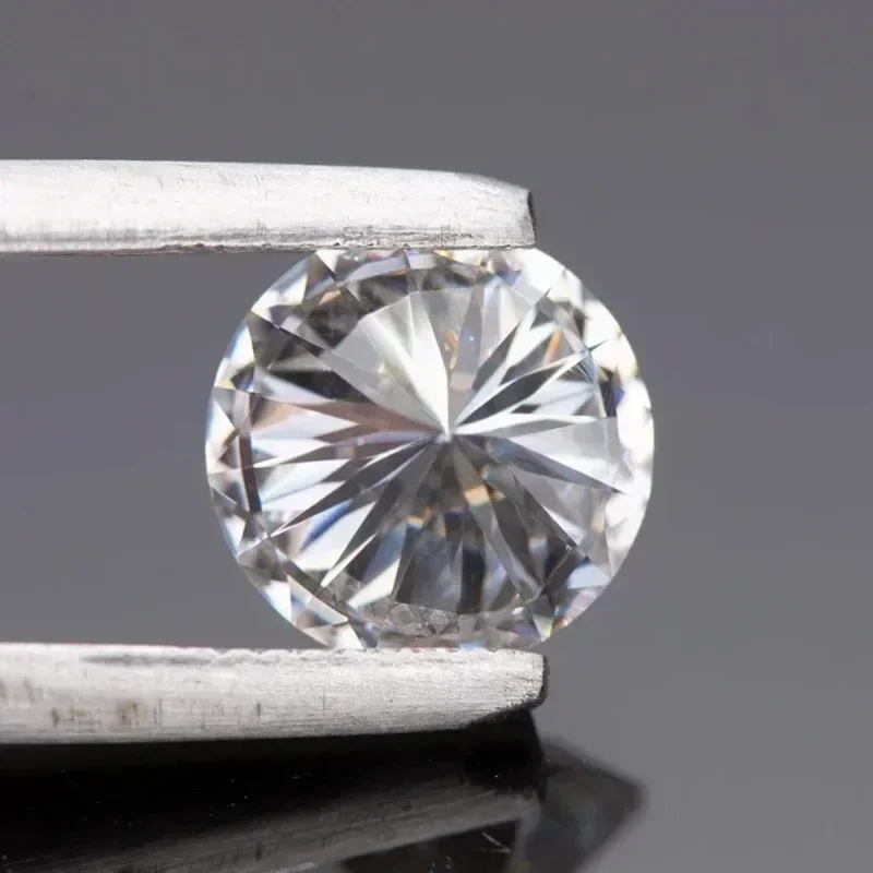 

Hot Sell Moissanite Round Shape Sixteen Arrows D Color VVS1 Beads for Charms DIY Jewelry Making Necklace Materials with GRA Cert