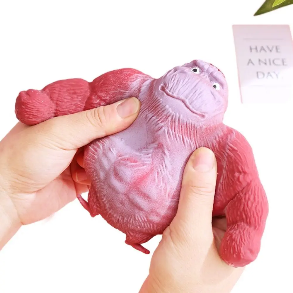 Orang-Utan Stretch Quetschen Affe Spielzeug Langsam Rebound Elastische Squeeze Vent Gorilla Puppe Kreative 9 cm Kinder