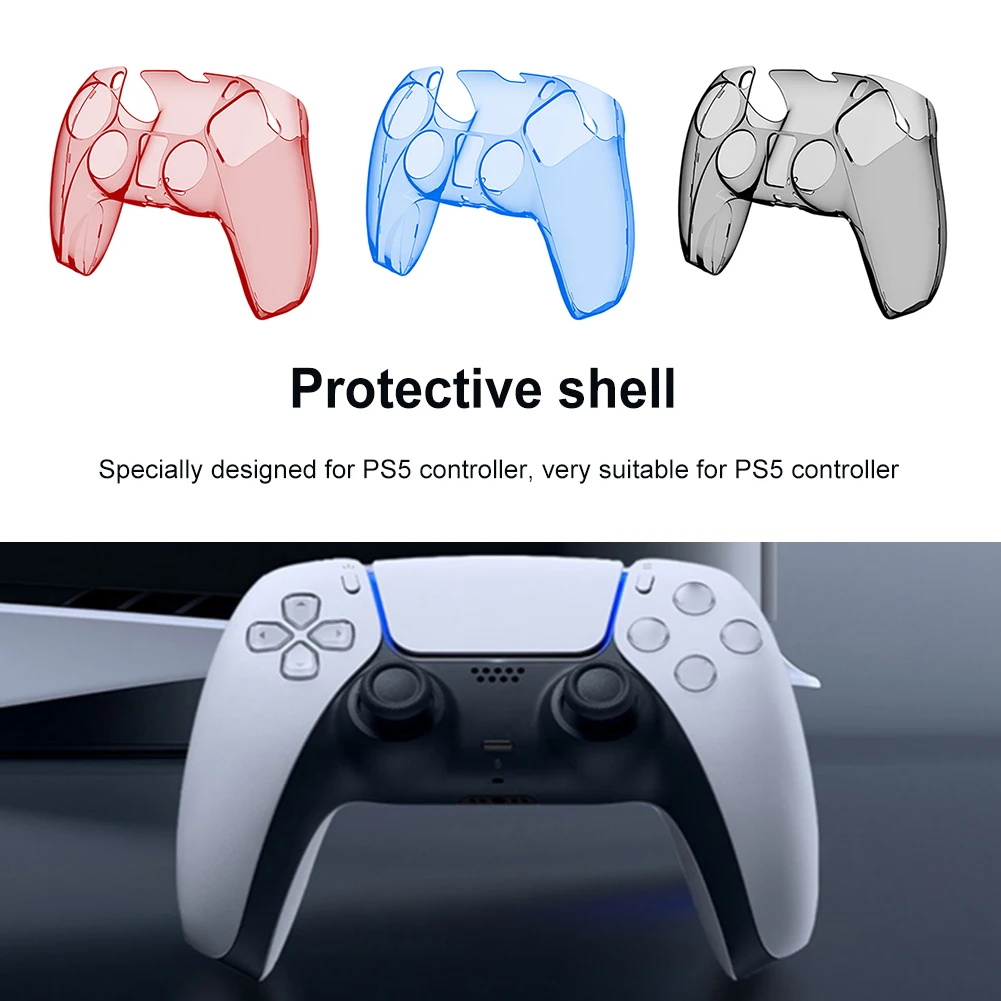 Hard Case Protective Cover For PS5 DualSense Controller PC Cover Ultra Slim Protector Case for SONY Playstation 5 Accessories