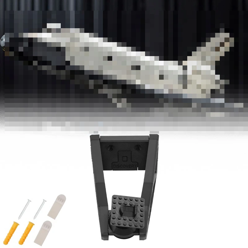 Suporte de parede para bloco de construção para Lego 10283 Space Shuttle Discovery Nasa