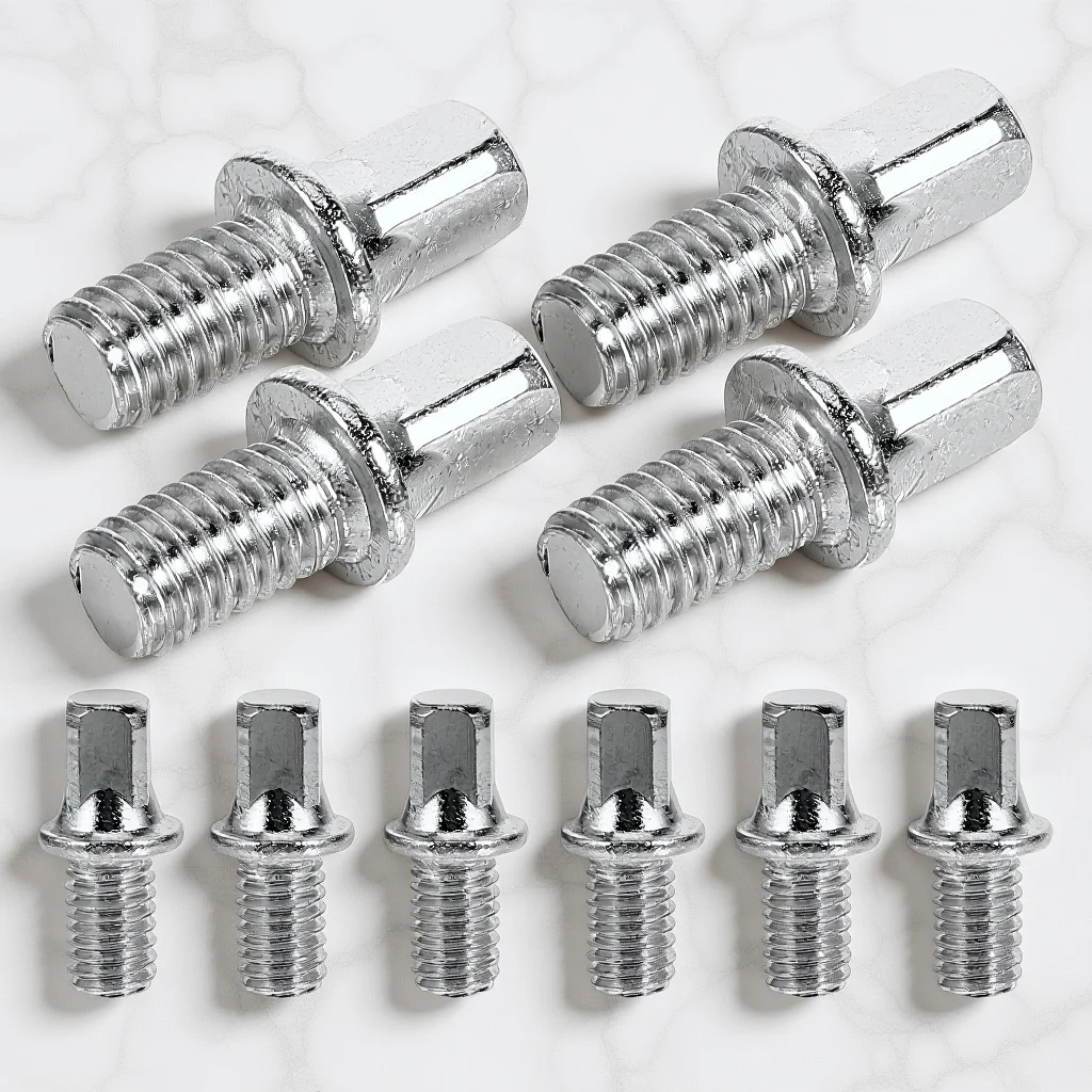 

10pcs Drum Screw M6X10Mm Silver Plated Iron For Snare Drum Strainer Pedal Shaft Repair Hardware Percussion Accessories Kit