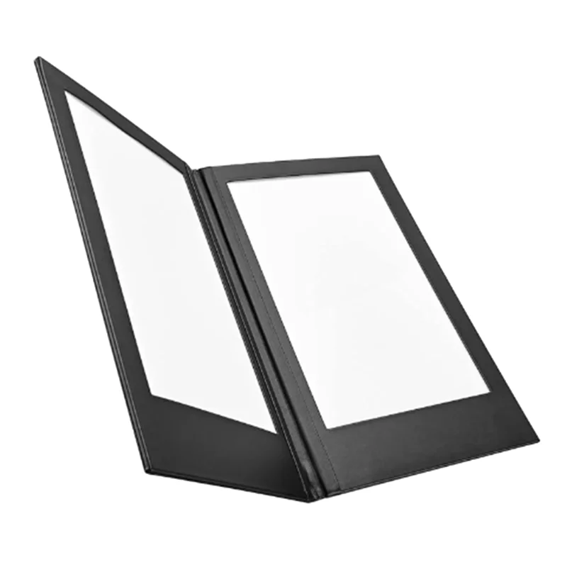 THIVN-قابلة للشحن LED ضوء القائمة كتاب بو الجلود عرض كتاب النادي الليلي المطاعم البيرة بار متجر مقهى صفحتين #2