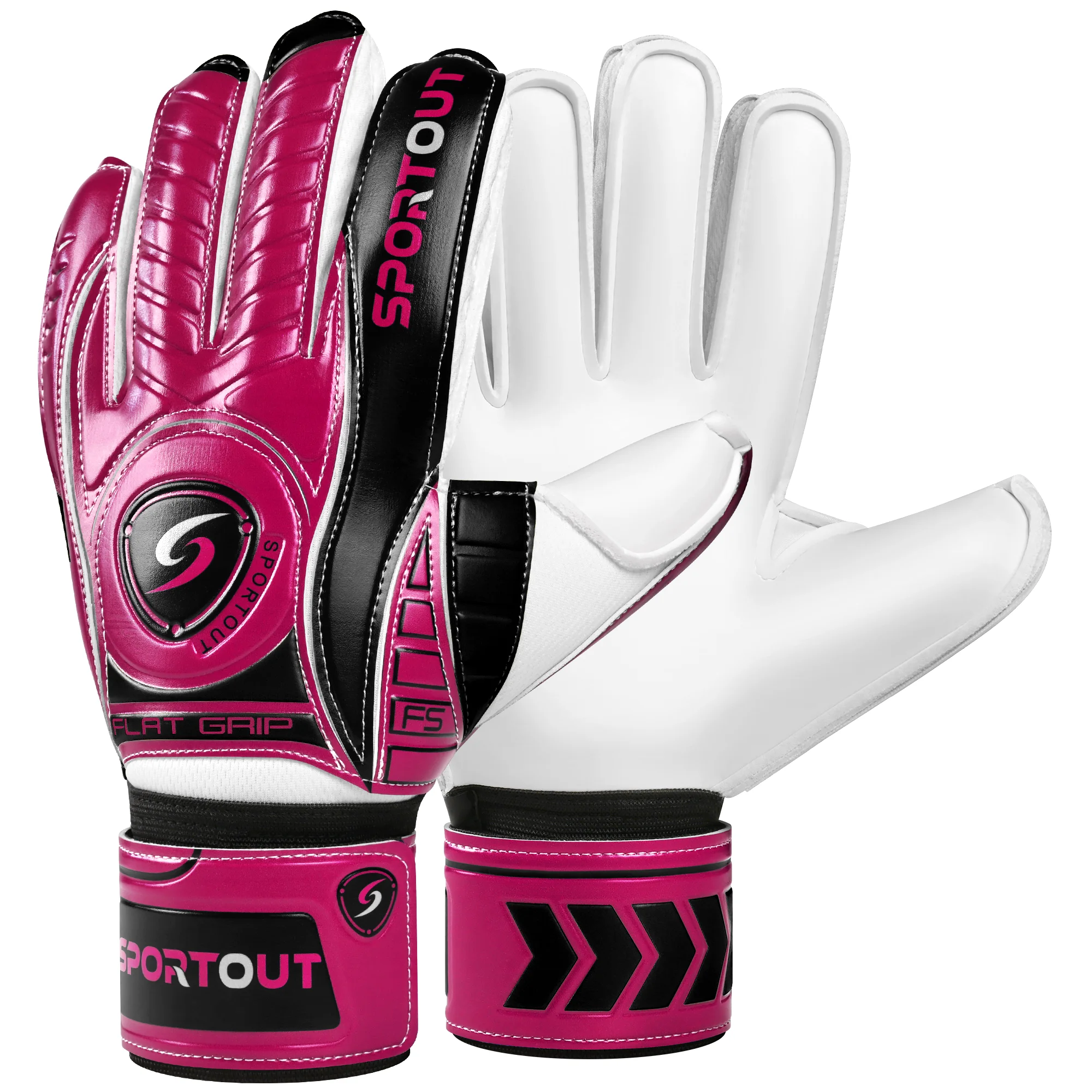 Luvas de goleiro Sportout, luvas de goleiro, luvas de futebol duráveis, luvas de goleiro de futebol respiráveis