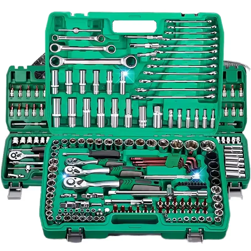 

Car Repair and Household Standard Socket Ratchet Wrench Set 151-piece Comprehensive Mechanical Tool