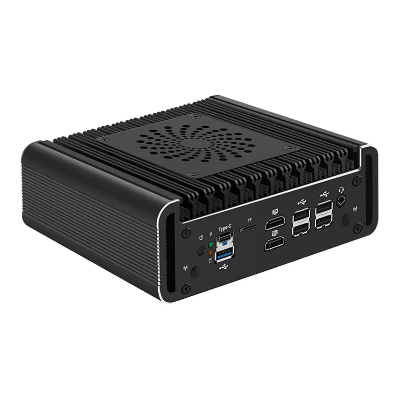 BKHD 2x10G SFP Router firewall solido Intel i3 N355 N305 N150 2xi226-V 2.5G Mini PC 2xNVMe 2HD DDR5 pfSense Proxmox ESXi AES-NI