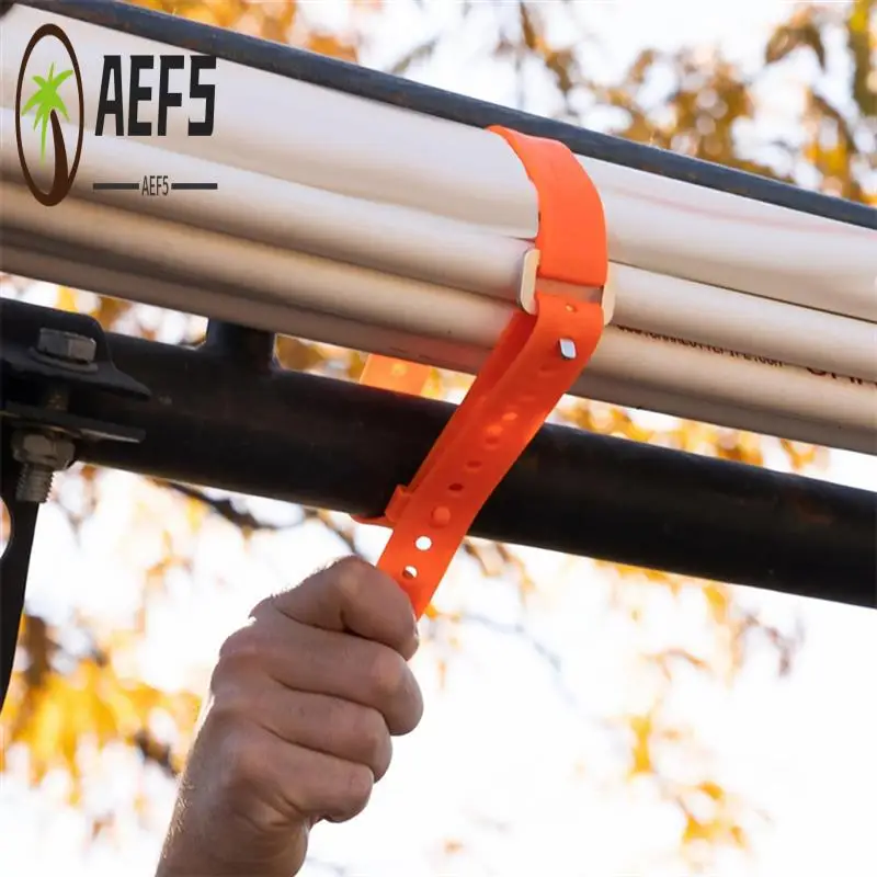 

AEF5-резиновый натяжной ремень, высокопрочный грузовой ремень, спортивная бутылка с водой, компактные завязки для фонарика, багажа