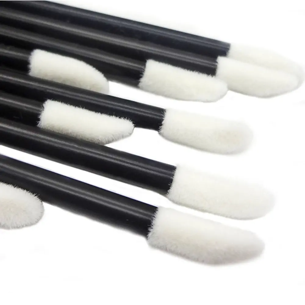 100 STUKS Wegwerp Make-up Lip Borstel Make-up Make-up Mascara Wand Lipstick Micro Brush Applicator Lip Brush Stick