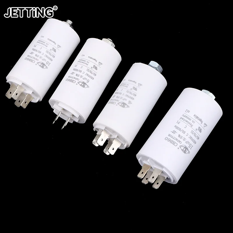 4-18uf Capacitor CBB60 Motor Run Capacitors Water Pump Starting Capasitor 450V AC Motors For Water Pump Washing Machine