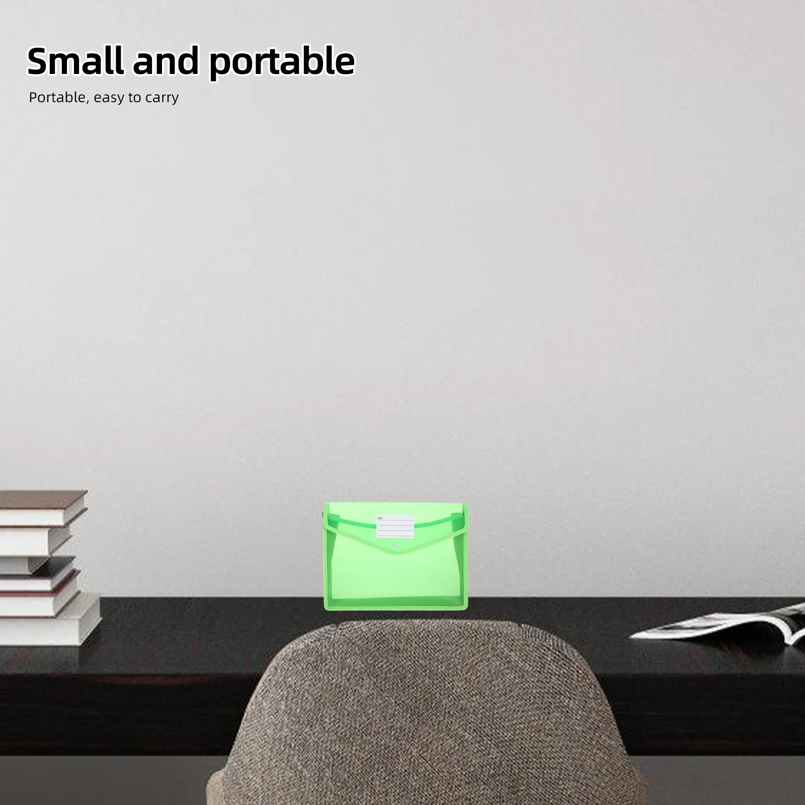 

6pcs Plastic File Folders A4 Size Clear Document Organizer Waterproof Snap Closure Pouches For School Office Supplies Accordion